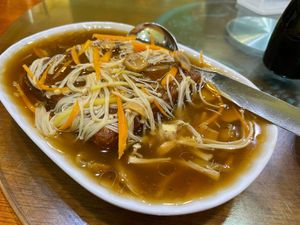 Mushroom Tofu RM13 at Xin Fu Tien Vegetarian Restaurant in Ipoh
