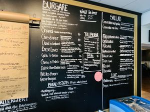 menu at Konditori Christin in Karlshamn