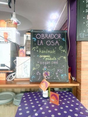 The Happy board at Obrador La Osa in Sevilla