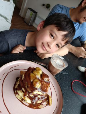 Pancakes at Glazed in Newcastle Upon Tyne