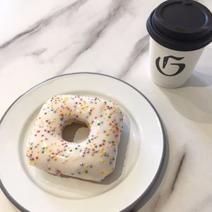 "Low Gluten" donut at Glazed in Newcastle Upon Tyne
