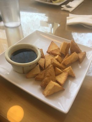 Fried tofu 🍛 at Anna's Vegan Cafe in Sacramento