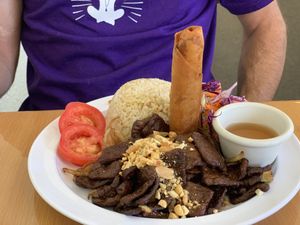 Grilled delight lunch special  at Anna's Vegan Cafe in Sacramento