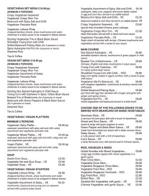 Fantastic selection  at Chopstix in Nantwich