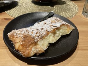 Almond pastry  at Purée Health Bar in Tallinn