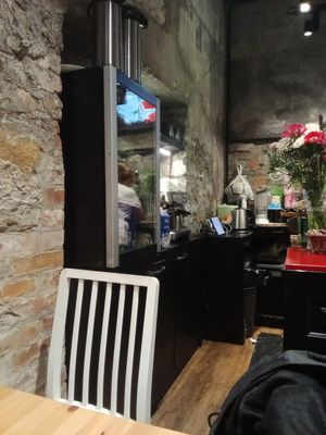 Cow's milk at Purée Health Bar in Tallinn