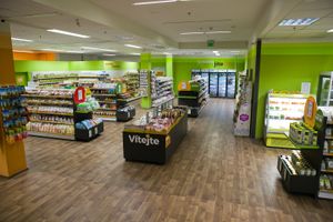 the entrance at Zdraví s Chutí in Brno