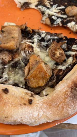 The Toscana! Maybe ask for extra cheese?  at Mister Pizza - Via Pietrapiana in Florence