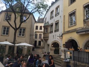 Outside  at Mercury in Luxembourg City