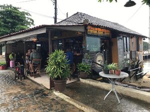 Cozy wood house on the beach at Atelie Cafeteria in Rio De Janeiro