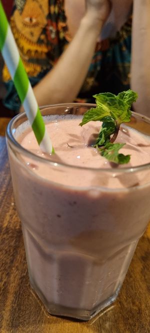 Vegan milkshake  at Atelie Cafeteria in Rio De Janeiro