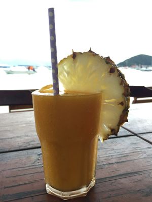 Mango Pineapple juice at Atelie Cafeteria in Rio De Janeiro