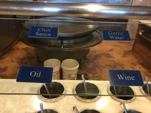 Grill station  at Empire Fire in North Myrtle Beach