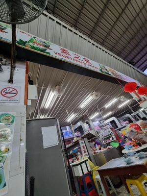 at Miri Central Market - Vegetarian Stall in Miri