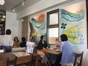 Inside at Raku Robi Kitchen in Naha