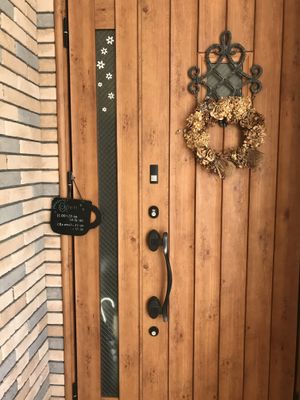 Front entrance on 2nd floor at Raku Robi Kitchen in Naha