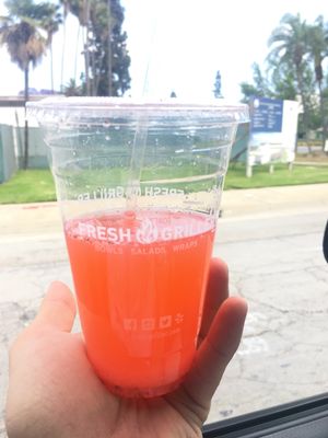 Strawberry lemonade...delicious! at Fresh Griller  in Downey