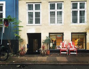shop front at Estin in Copenhagen