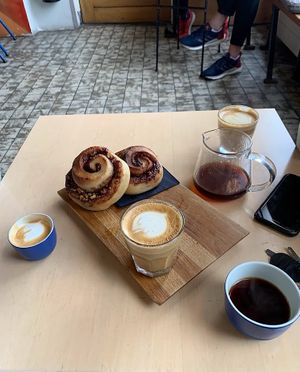 Cinnamon Rolls  at Koffie Leute Brauhaus in Utrecht