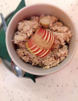 Apple Pie Oatmeall  at Koffie Leute Brauhaus in Utrecht