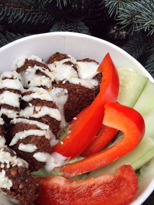 Fresh Falafel Bowl at It's Falafel Baby in Lviv