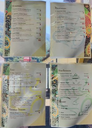 Menu (2023) at Schlössle Mahal in Vaduz