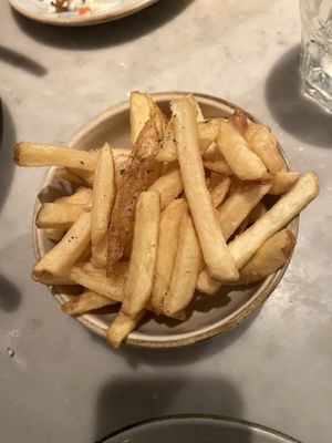 Chips  at The Real Greek - Old Spitalfields Market in East London