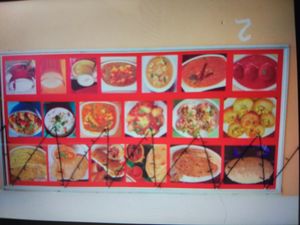 Picture of menu at Spice Nepal in Pokhara