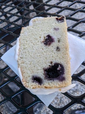Lemon blueberry cake at Third Coast Bakery in Traverse City