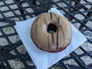 Mocha Choco latte doughnut at Third Coast Bakery in Traverse City