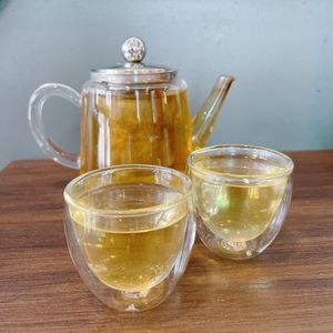 Taiwan flower teapot ($6)  at New Fut Kai Vegetarian 新佛界素食 in Central Singapore