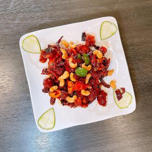 Gongbai lion’s maine mushroom  at New Fut Kai Vegetarian 新佛界素食 in Central Singapore