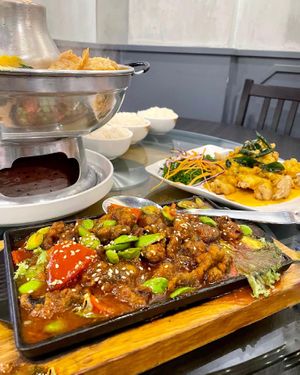 Sambal petai at New Fut Kai Vegetarian 新佛界素食 in Central Singapore