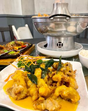 Pumpkin Butter Mushroom at New Fut Kai Vegetarian 新佛界素食 in Central Singapore