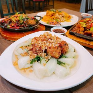 Shan Yao Tofu $14/ $26- at New Fut Kai Vegetarian 新佛界素食 in Central Singapore