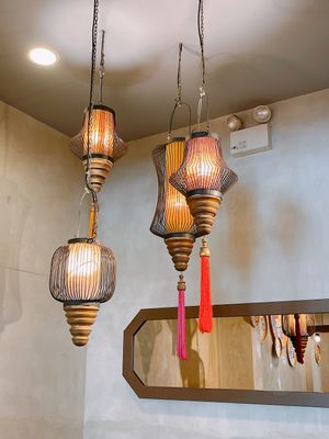 Restaurant deco at New Fut Kai Vegetarian 新佛界素食 in Central Singapore