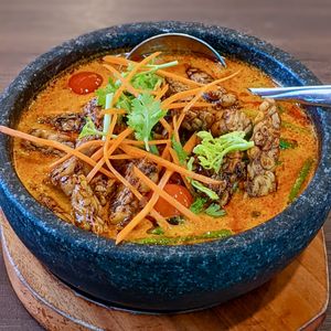 Tempeh Mix Veg Padang Curry at New Fut Kai Vegetarian 新佛界素食 in Central Singapore