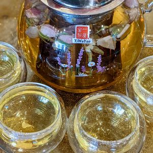 Taiwan Flower Tea at New Fut Kai Vegetarian 新佛界素食 in Central Singapore