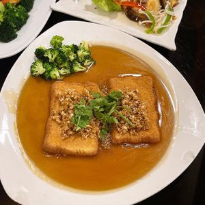   at New Fut Kai Vegetarian 新佛界素食 in Central Singapore