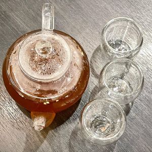 Ginger red date tea - Little sweet taste in this. Comforting drinks, good for sharing. (Vegan)  at New Fut Kai Vegetarian 新佛界素食 in Central Singapore