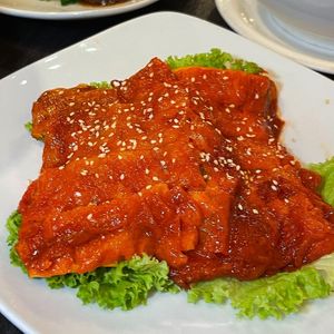 Veg Roast Duck - beancurd skin wrapped with shrooms (Vegan)  at New Fut Kai Vegetarian 新佛界素食 in Central Singapore