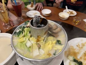 Traditional fish head hot pot 9/10  at New Fut Kai Vegetarian 新佛界素食 in Central Singapore