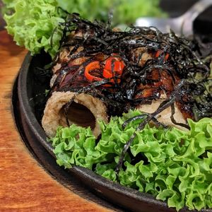 Vegan BBQ Sotong at New Fut Kai Vegetarian 新佛界素食 in Central Singapore