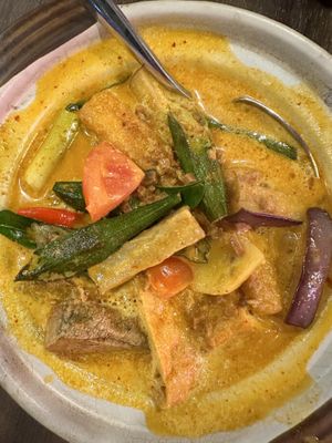 Nonya fish curry  at New Fut Kai Vegetarian 新佛界素食 in Central Singapore