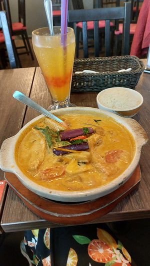 Nonya Curry Fish at New Fut Kai Vegetarian 新佛界素食 in Central Singapore