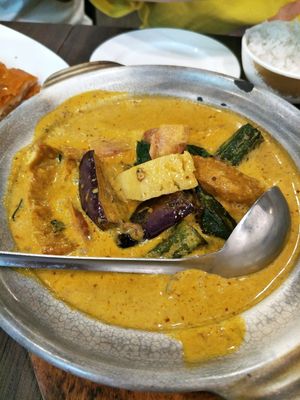 nyoya curry  at New Fut Kai Vegetarian 新佛界素食 in Central Singapore