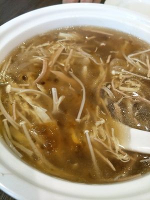 shark fin with tao jiao  at New Fut Kai Vegetarian 新佛界素食 in Central Singapore