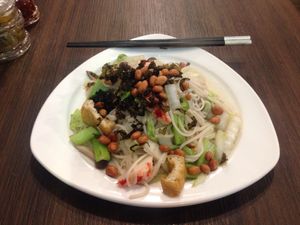 Xinghua rice noodle at New Fut Kai Vegetarian 新佛界素食 in Central Singapore