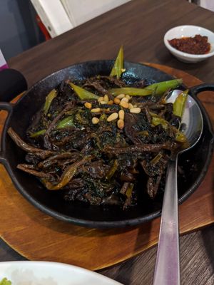 Tea tree mushroom at New Fut Kai Vegetarian 新佛界素食 in Central Singapore