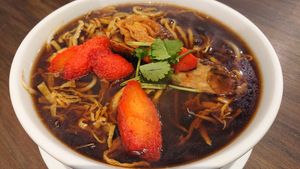 lor mee at New Fut Kai Vegetarian 新佛界素食 in Central Singapore